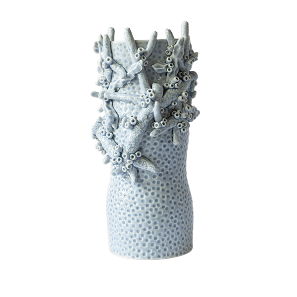 VIEVE CORAL VASE - LILAC GLOSS