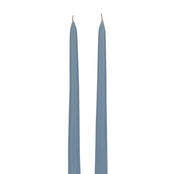 Tapered Candle Pair - Dusty Blue