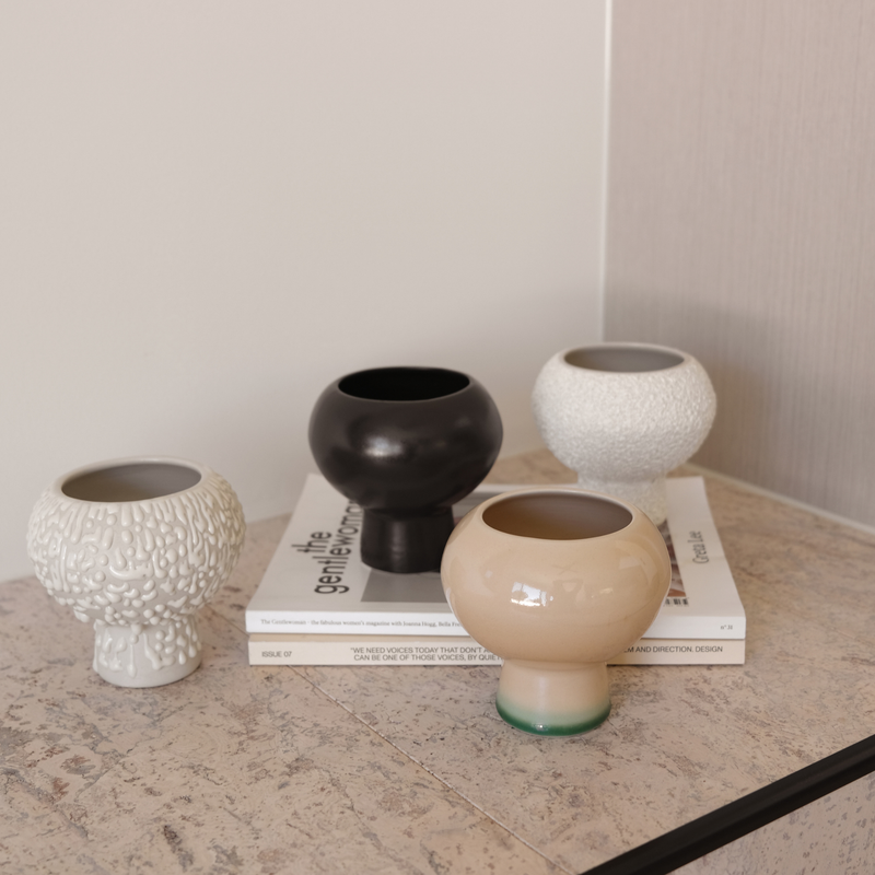 Mini Bobby Vase - Dusty Beige