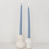 Tapered Candle Pair - Dusty Blue
