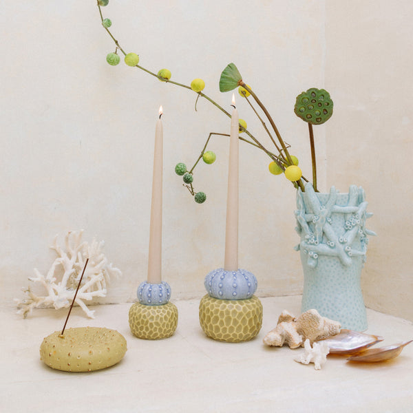 JULES CORAL VASE - SEAFOAM GREEN