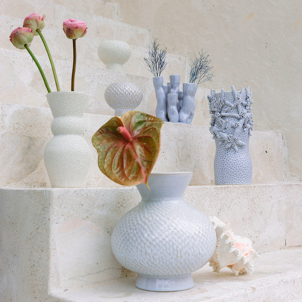 VIEVE CORAL VASE - LILAC GLOSS