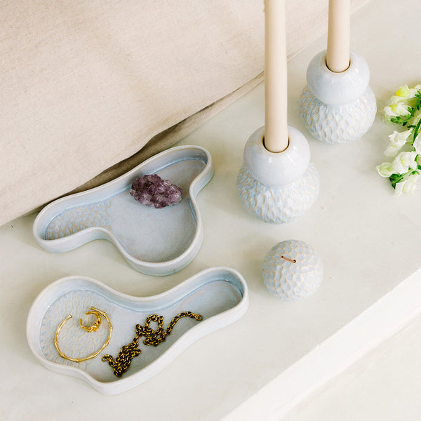 CURVED TRAY DUO - LILAC PEARL
