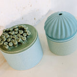 Vanity Container - Satin Blue Multi