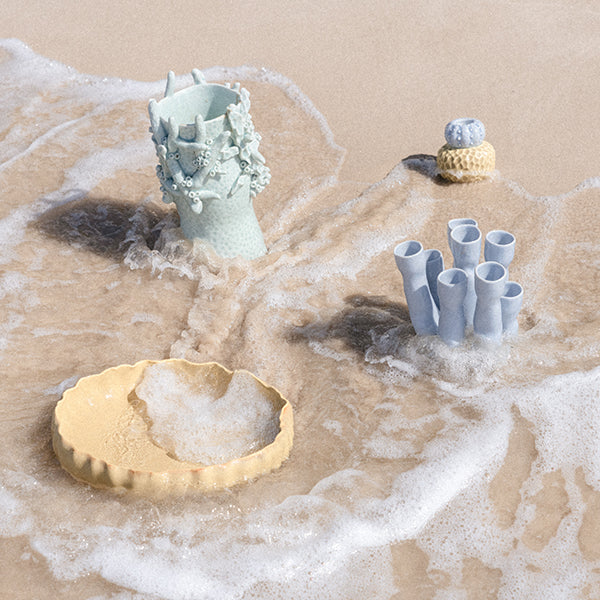 JULES CORAL VASE - SEAFOAM GREEN