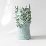 JULES CORAL VASE - SEAFOAM GREEN